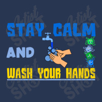 Stay Calm And Wash Your Hands Ladies Denim Jacket | Artistshot