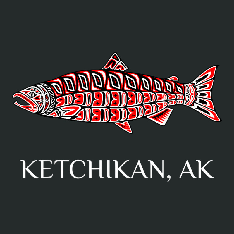 Ketchikan Alaska Nw Native American Indian Salmon Fishermen T Shirt Women's Triblend Scoop T-shirt by alanacaro | Artistshot