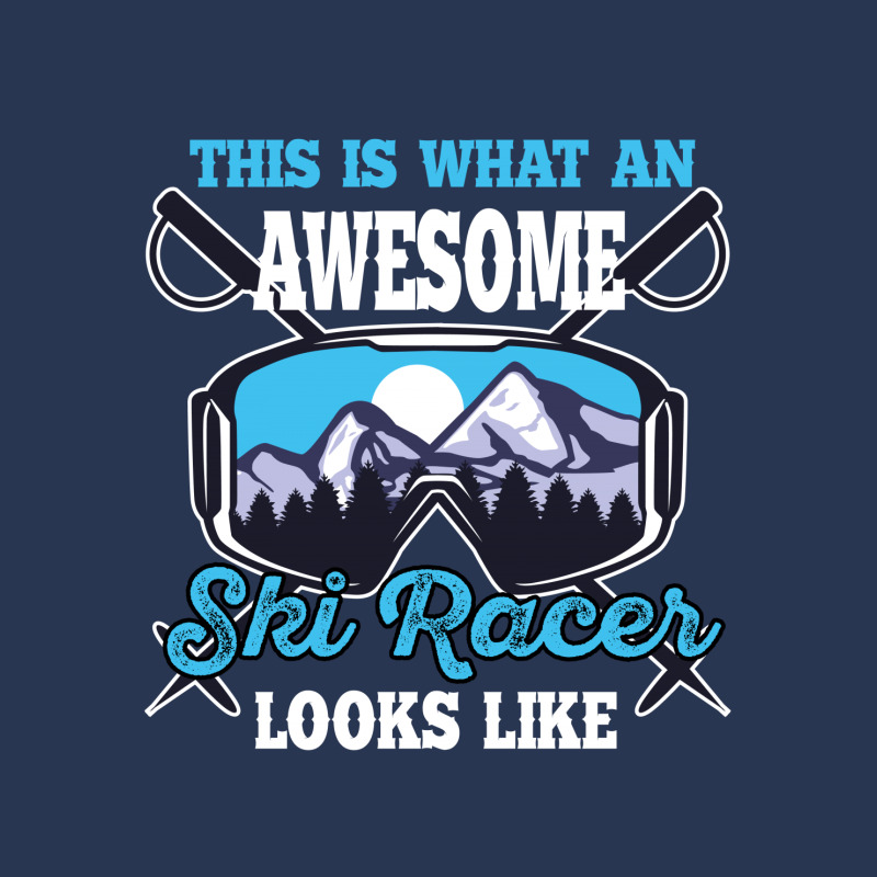 This Is What An Awesome Ski Racer Looks Like Men Denim Jacket | Artistshot