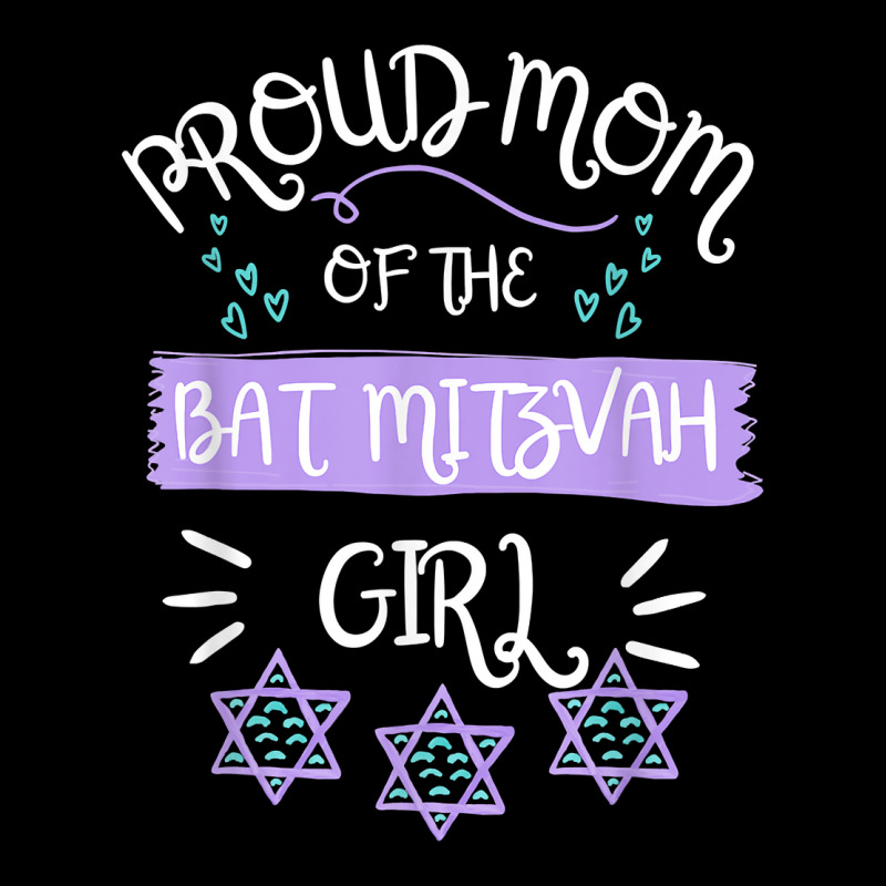 Proud Mom Of The Bat Mitzvah Girl Jewish Mom T Shirt Long Sleeve Shirts | Artistshot