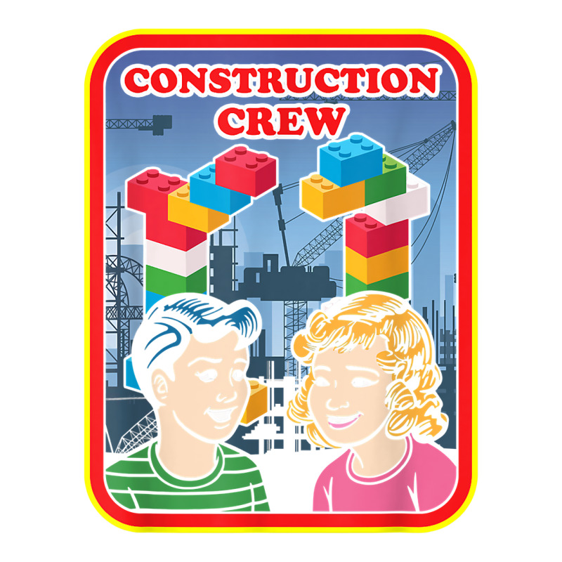 Construction Crew Master Builder Engineer Building Blocks T Shirt Youth Tee | Artistshot