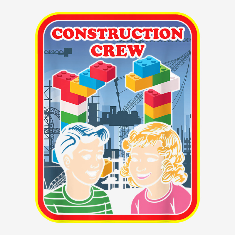 Construction Crew Master Builder Engineer Building Blocks T Shirt Youth 3/4 Sleeve | Artistshot