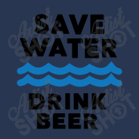 Save Water Drink Beer Men Denim Jacket | Artistshot