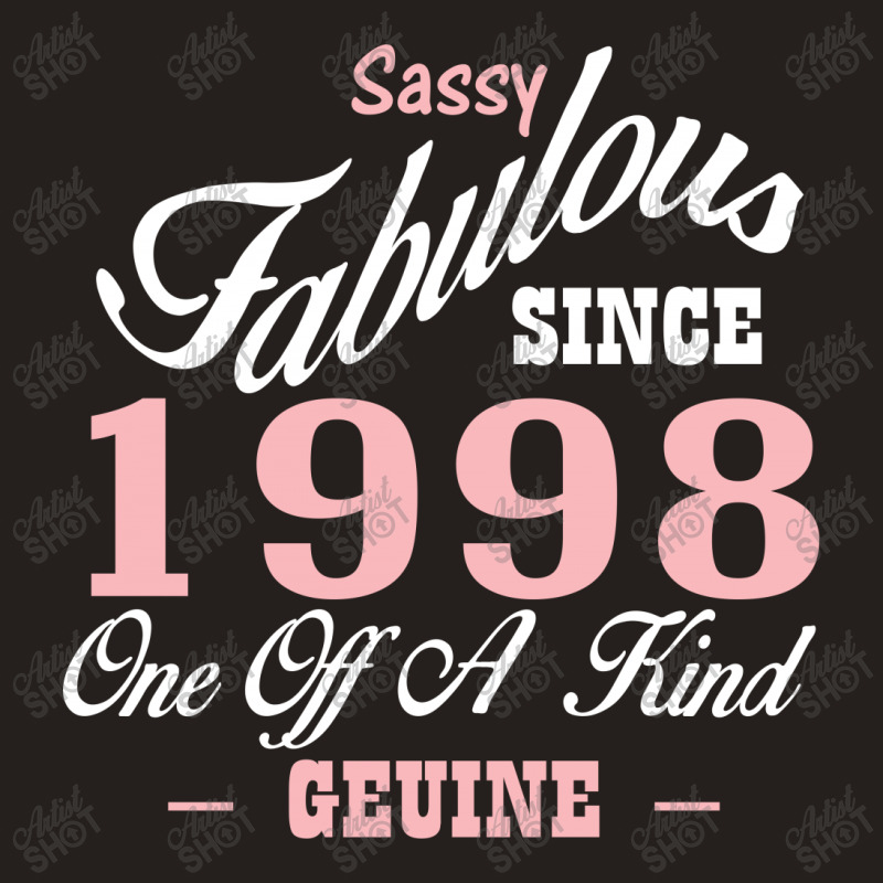 Sassy Fabulous Since 1998 Birthday Gift Tank Top | Artistshot