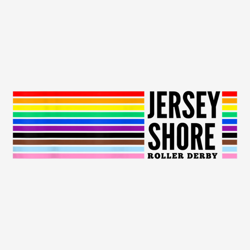 Jersey Shore Roller Derby Pride T Shirt Oval Patch | Artistshot