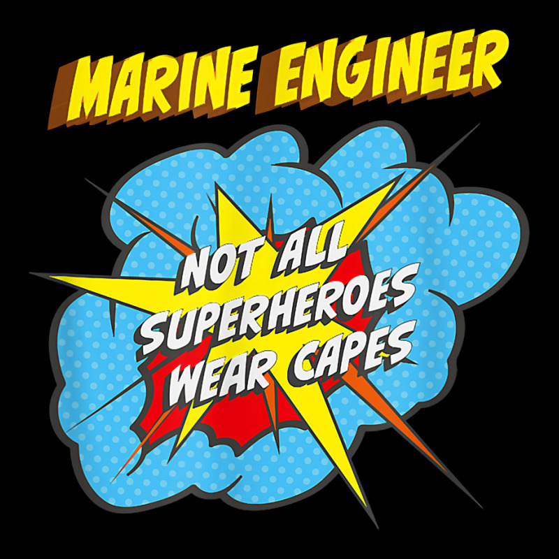 Marine Engineer Funny Superhero Job T Shirt Adjustable Cap by Smykowskicalob1991 | Artistshot