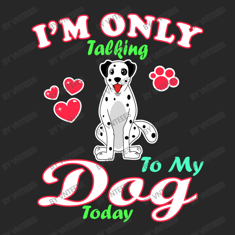 I'm Only Talking To My Dog Today Pet Lover Men's T-shirt Pajama Set by vnteees | Artistshot