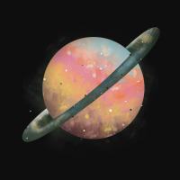 Saturn Watercolor Crop Top | Artistshot