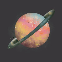 Saturn Watercolor Ladies Curvy T-shirt | Artistshot