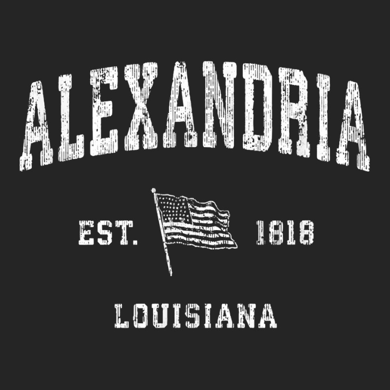 Alexandria Louisiana La T Shirt Vintage Us Flag Sports Tee Unisex Hoodie by saldeenshakir | Artistshot