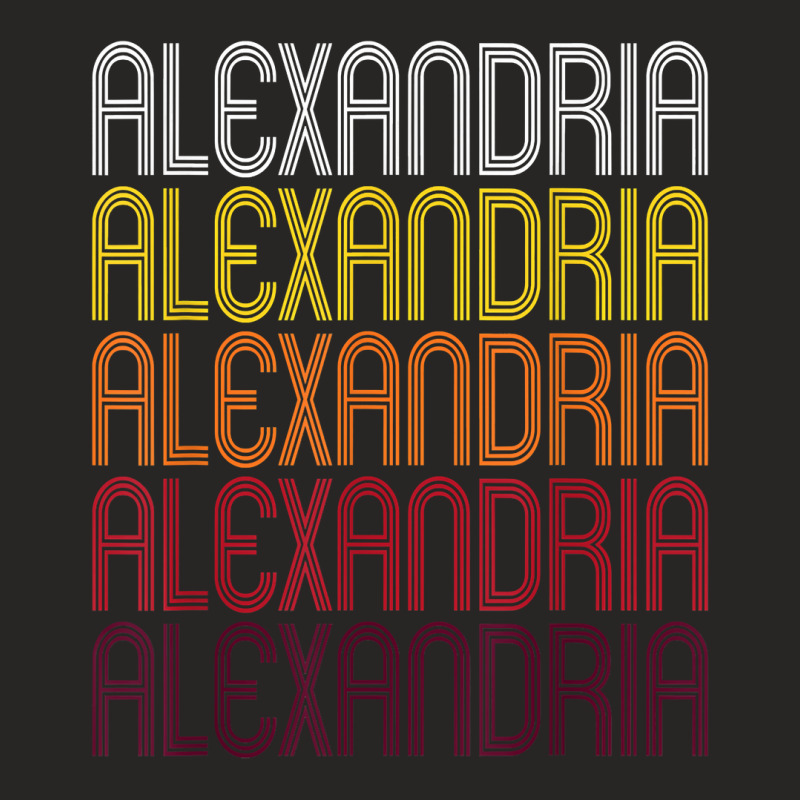 Alexandria, La  Vintage Style Louisiana T Shirt Ladies Fitted T-Shirt by saldeenshakir | Artistshot