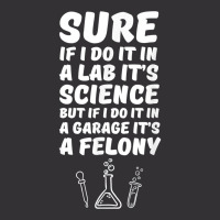 In A Lab It's Science In A Garage It's A Felony T Shirt Vintage Hoodie | Artistshot