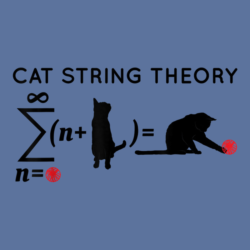 Cat String Theory Sarcastic Science Humor Funny T Shirt Lightweight Hoodie by KretschmerBridge | Artistshot