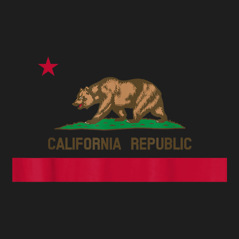 California Republic Flag Patriotic State Travel Usa T Shirt Classic T-shirt by ebertfran1985 | Artistshot