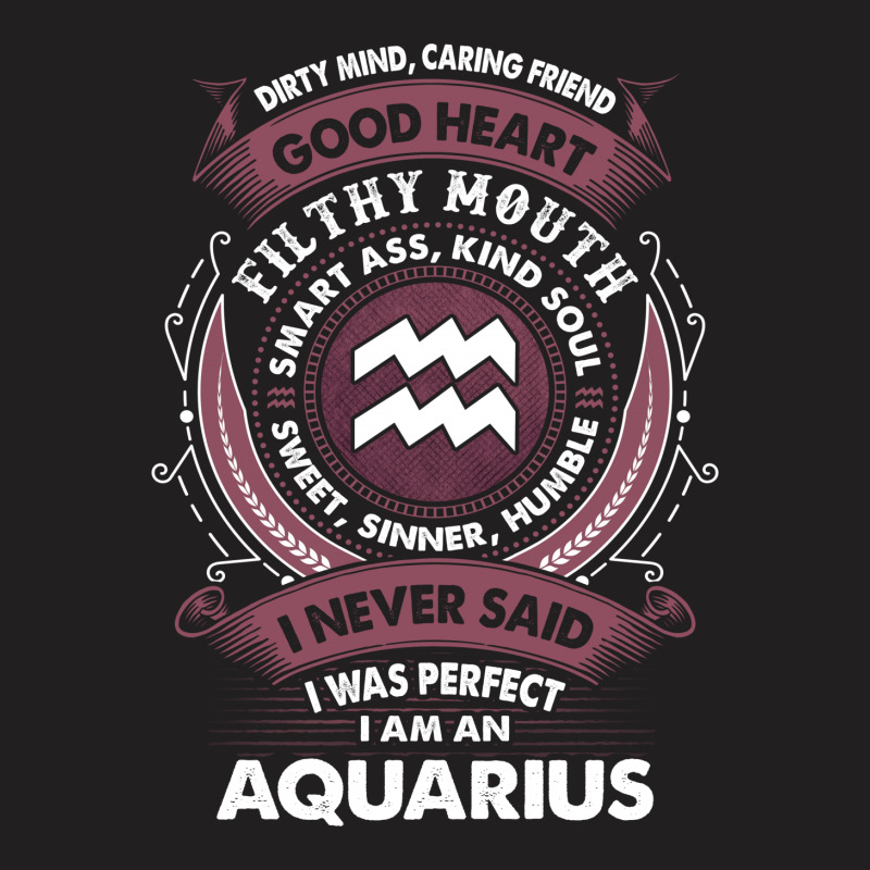 I Never Said I Was Perfect I Am An Aquarius T-shirt | Artistshot