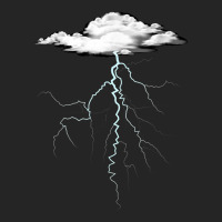 Lightning T Shirt Thunder Lightning Bolt Storm Cloud Strikes Unisex Hoodie | Artistshot