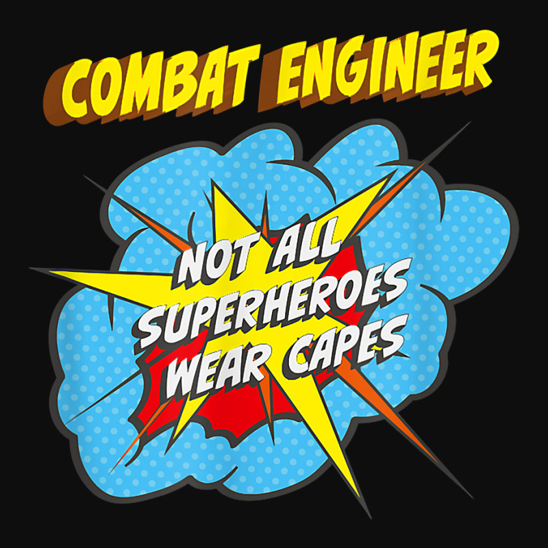 Combat Engineer Funny Superhero Job T Shirt Crop Top by saldeenshakir | Artistshot