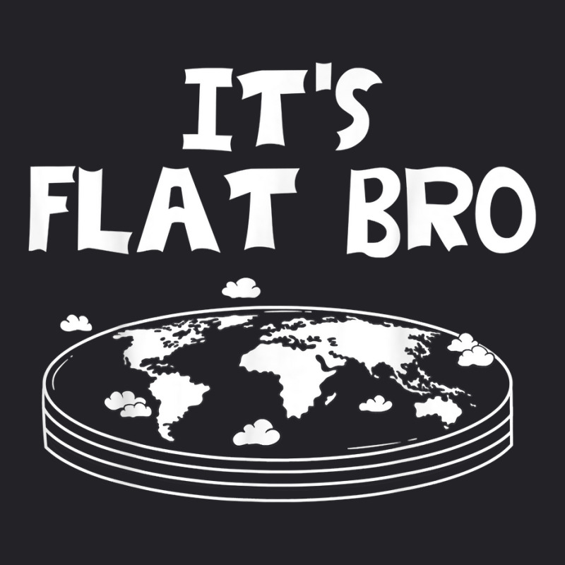 Earth Is Flat Funny World Theory Map T Shirt Youth Tee | Artistshot