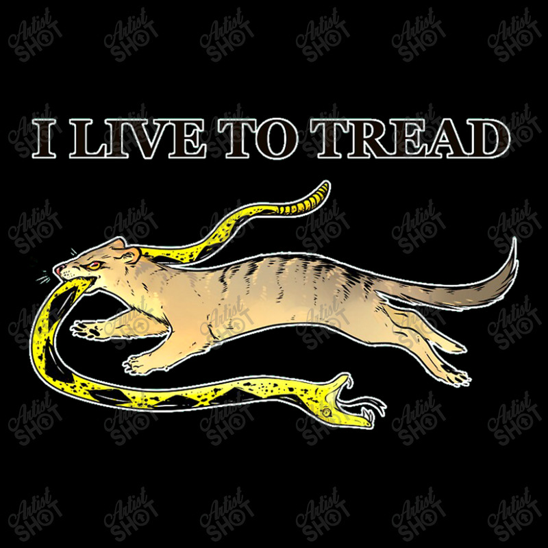 I Live To Tread- Mongoose Cropped Sweater by anneevans358 | Artistshot