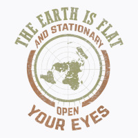 Flat Earth & Stationery Vintage Conspiracy T Shirt T-shirt | Artistshot