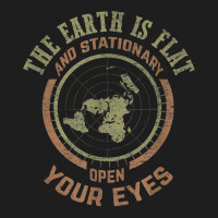 Flat Earth & Stationery Vintage Conspiracy T Shirt Classic T-shirt | Artistshot