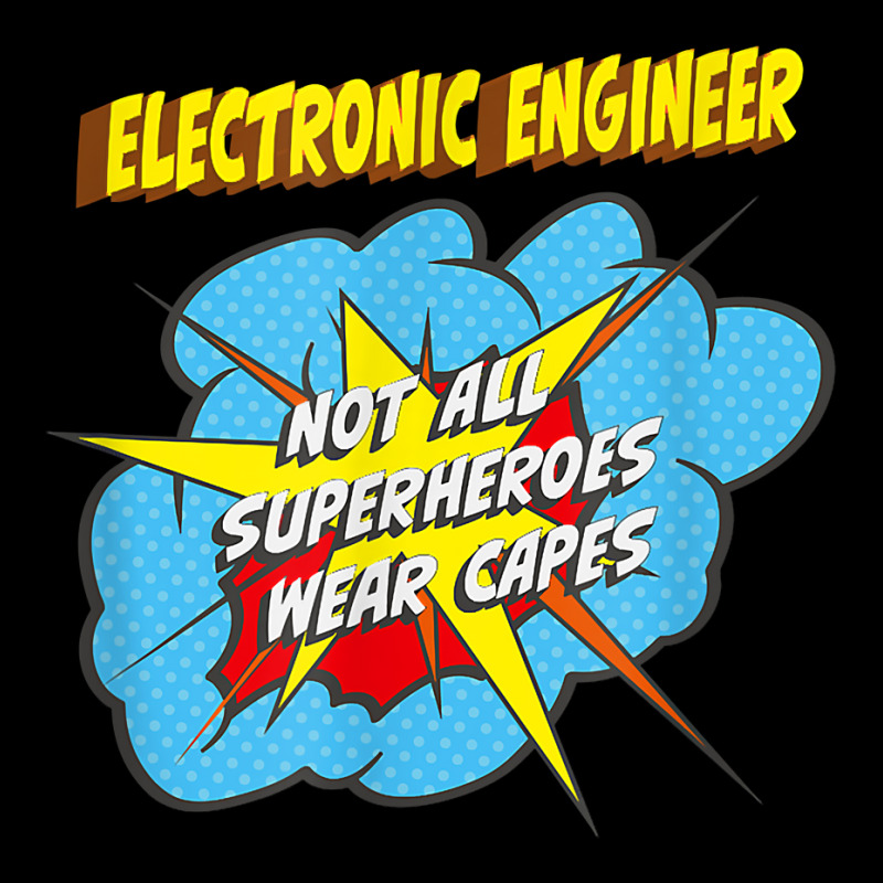 Electronic Engineer Funny Superhero Job T Shirt V-Neck Tee by saldeenshakir | Artistshot