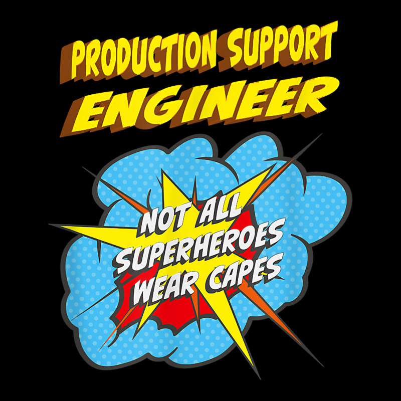 Production Support Engineer Funny Superhero Job T Shirt Lightweight Hoodie | Artistshot