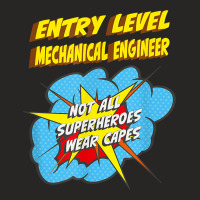 Entry Level Mechanical Engineer Funny Superhero Job T Shirt Ladies Fitted T-shirt | Artistshot