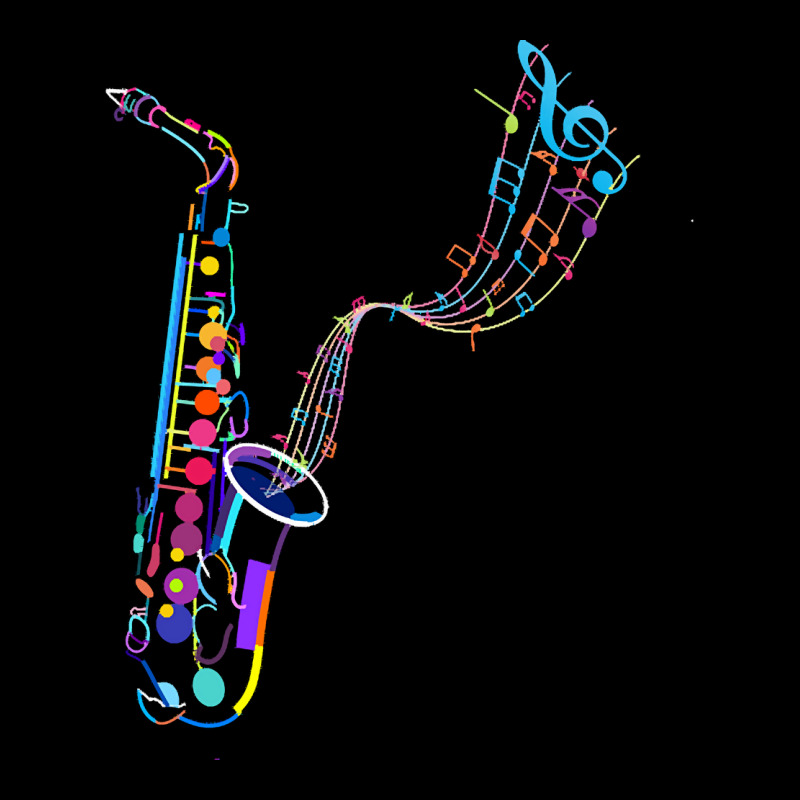 Saxophone T  Shirt Saxophone   Saxophone And Musical Notes T  Shirt (1 Fleece Short by darrengorczany780 | Artistshot