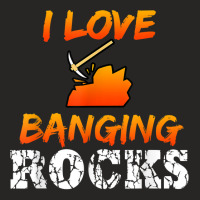 Funny Mining Engineer Quote Coal Miner I Love Banging Rocks T Shirt Ladies Fitted T-shirt | Artistshot