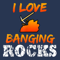 Funny Mining Engineer Quote Coal Miner I Love Banging Rocks T Shirt Men Denim Jacket | Artistshot