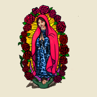 Guadalupe Blessed Virgin Mary T-shirt Cropped Hoodie | Artistshot