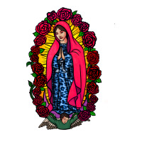 Guadalupe Blessed Virgin Mary T-shirt Crop Top | Artistshot