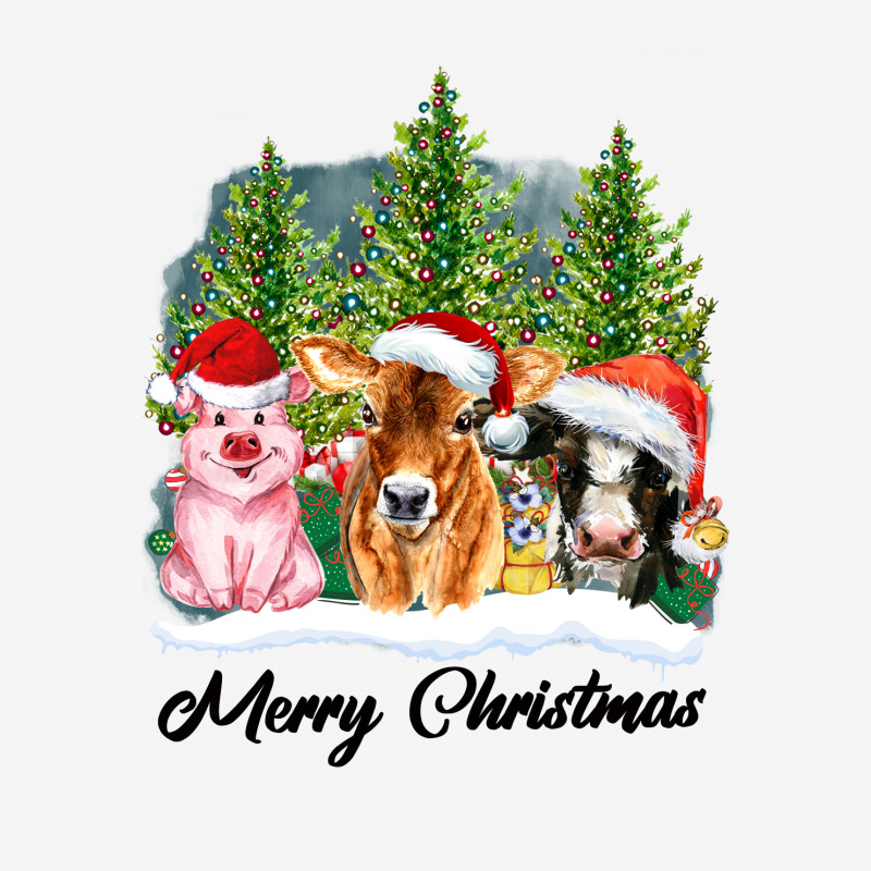 Merrry Christmas Animal Scorecard Crop Tee by Apollo | Artistshot