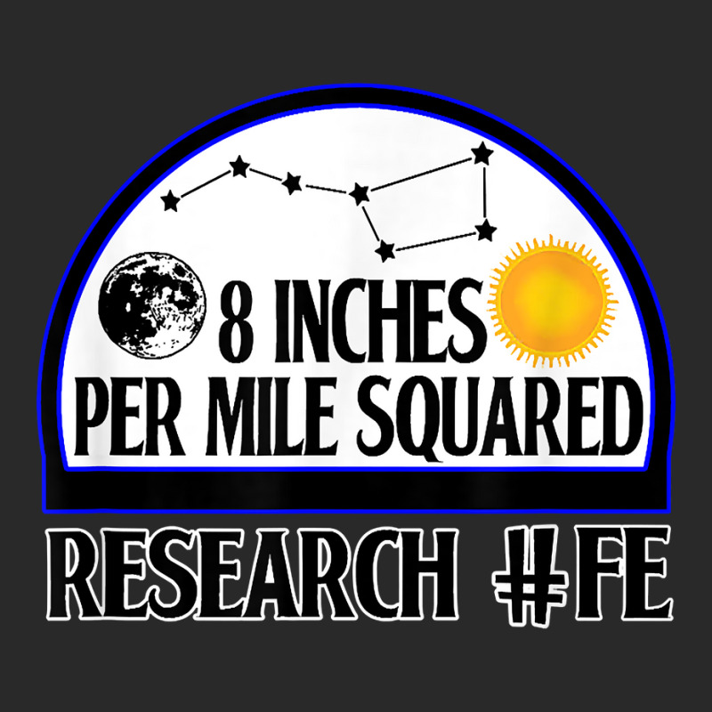 The Flat Earth 8 Inches Per Mile Squared Curvature T Shirt Printed hat by Smykowskicalob1991 | Artistshot