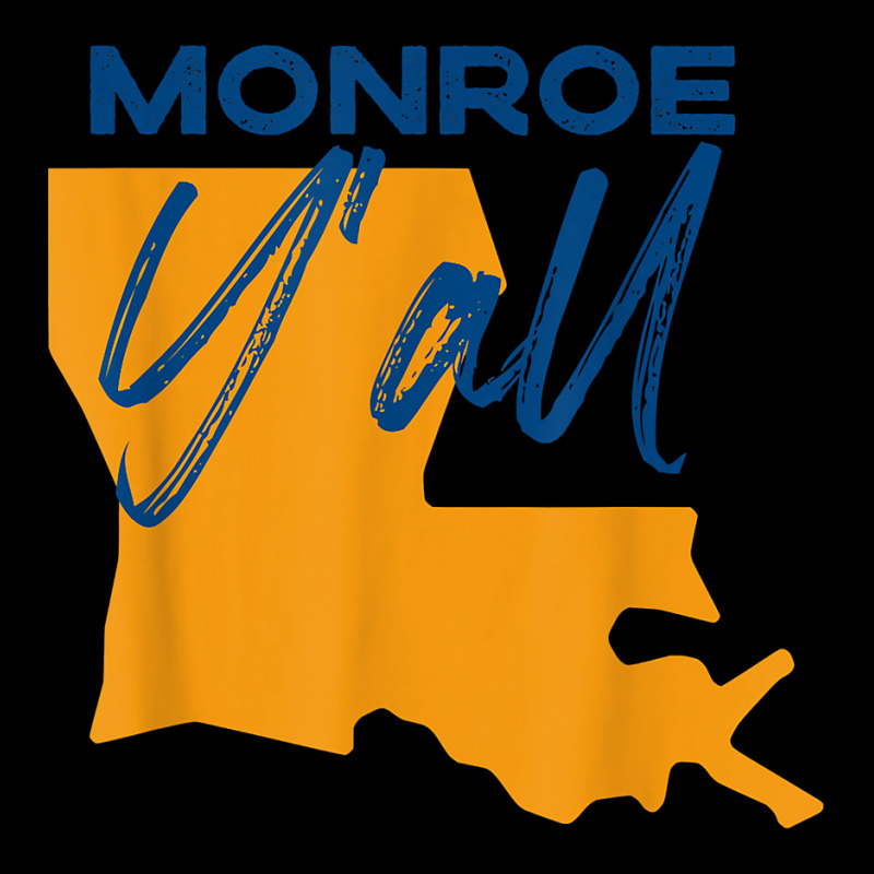 Monroe Louisiana Y'all La Pride State Map Cute T Shirt Youth Hoodie | Artistshot