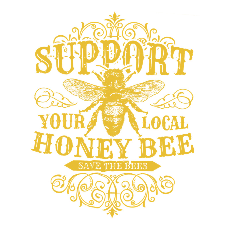 Vintage Beekeeper Support Your Local Honeybee Save The Bees Pullover H Youth Zipper Hoodie | Artistshot