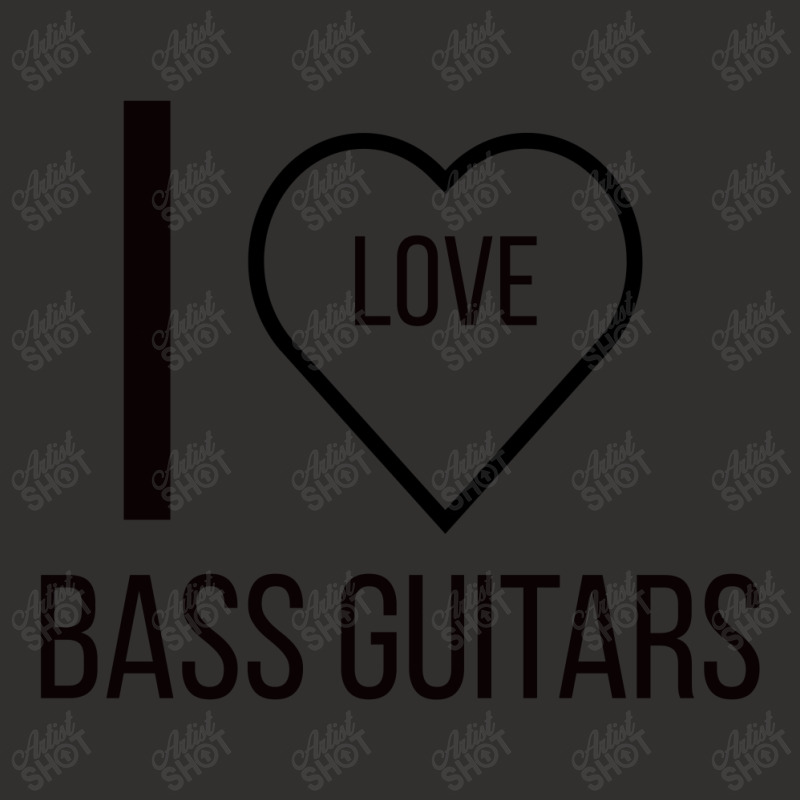 I Love Bass Guitars Champion Hoodie by ARTMAKER79 | Artistshot