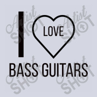 I Love Bass Guitars Fleece Short | Artistshot