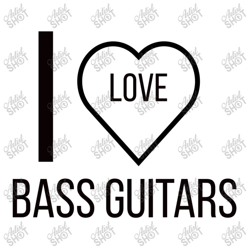 I Love Bass Guitars Men's Long Sleeve Pajama Set by ARTMAKER79 | Artistshot