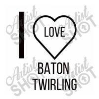 I Love Baton Twirling Youth Zipper Hoodie | Artistshot