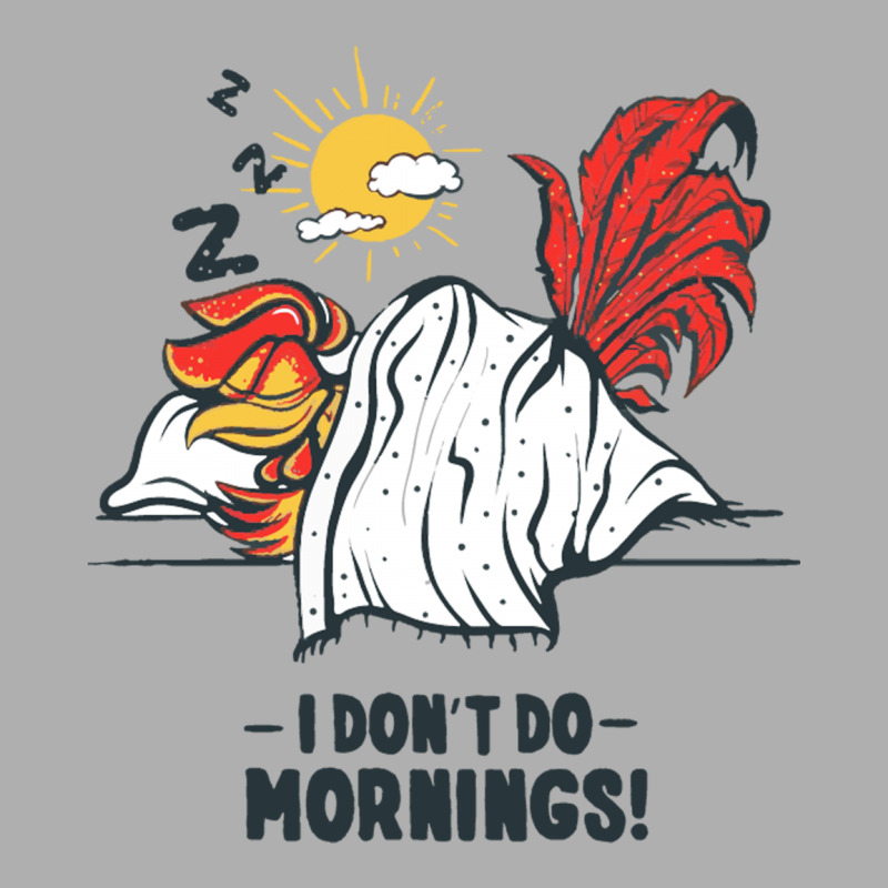 I Don't Do Mornings Ladies Fitted T-Shirt by tonyhaddearts | Artistshot