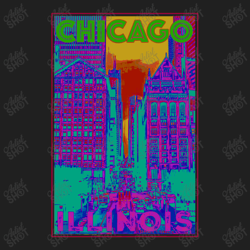 Chicago United States Illinois Ladies Polo Shirt by zig street | Artistshot