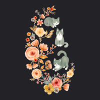 Fancy Felines With Flowers Youth Tee | Artistshot