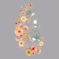 Fancy Felines With Flowers Youth 3/4 Sleeve | Artistshot