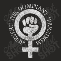 Subvert The Dominant Paradigm (white) Ladies Fitted T-shirt | Artistshot