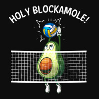 Funny Volleyball For Men Women Holy Guacamole Player Blocker Premium T Crop Top | Artistshot