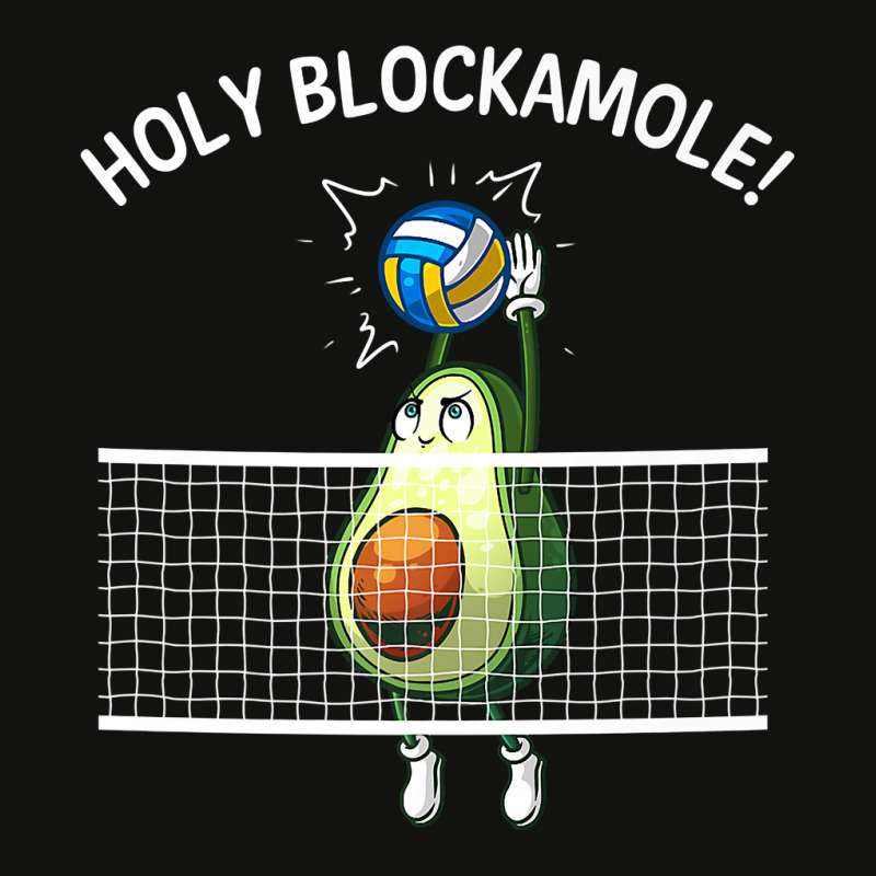 Funny Volleyball For Men Women Holy Guacamole Player Blocker Premium T Scorecard Crop Tee by alanacaro | Artistshot