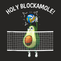 Funny Volleyball For Men Women Holy Guacamole Player Blocker Tank Top Ladies Fitted T-shirt | Artistshot