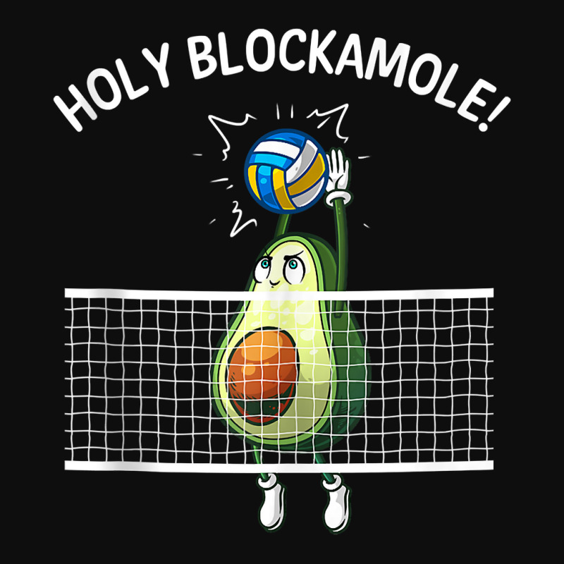 Funny Volleyball For Men Women Holy Guacamole Player Blocker Tank Top Crop Top by alanacaro | Artistshot